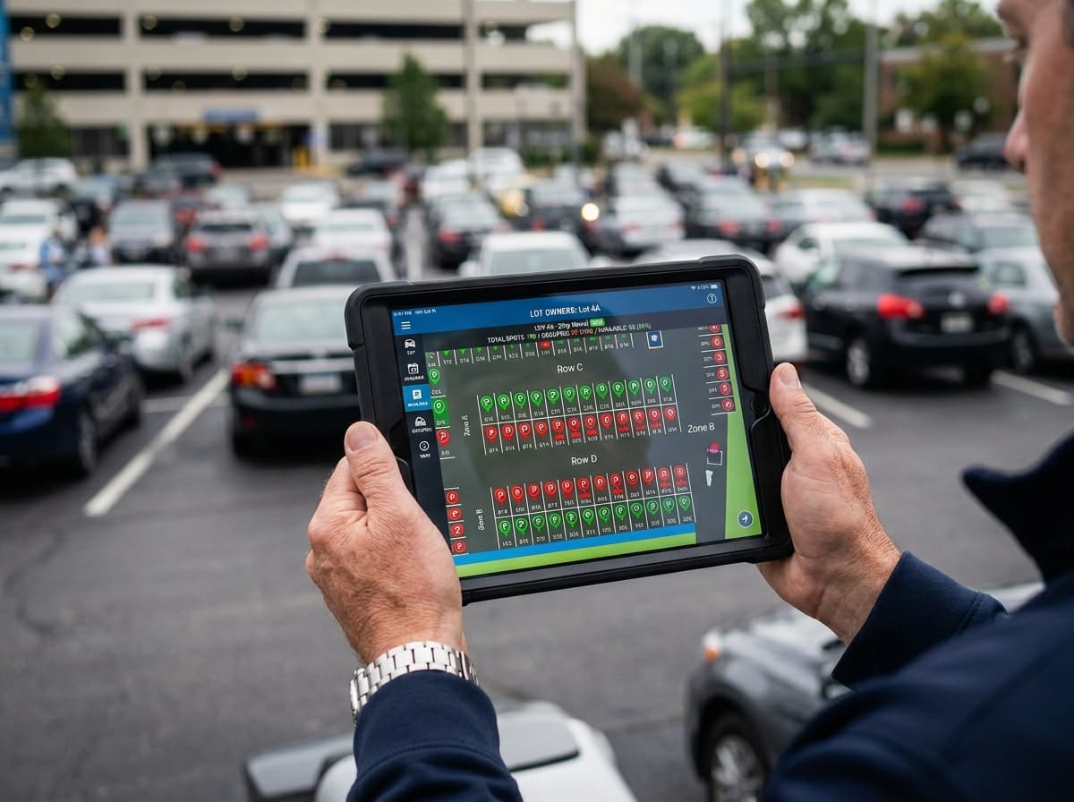 Dashboard e gestão do estacionamento na plataforma ACP Tecnologia
